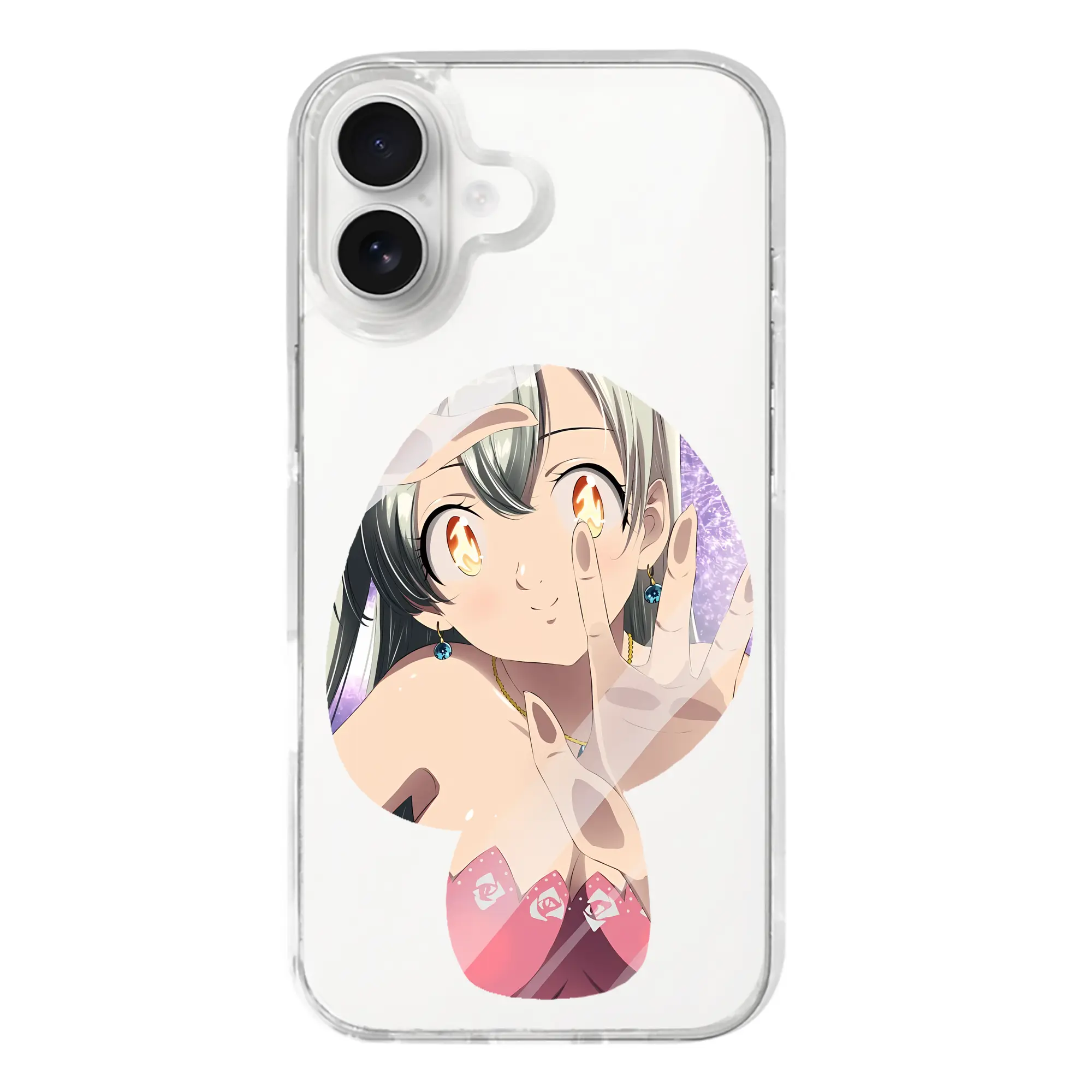 七つの大罪 グッズ エリザベス - iPhone 17シリーズ 透明スマホケース – 薄型・耐衝撃・精密フィット保護カバー